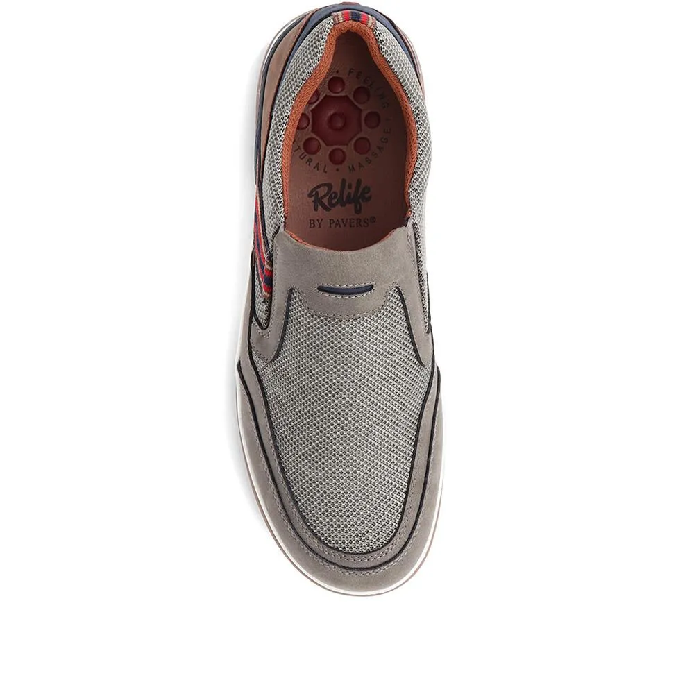 Wide Fit Slip-On Trainers - CENTR37057 / 323 424 sold by Shoe-Shop product image thumbnail 5
