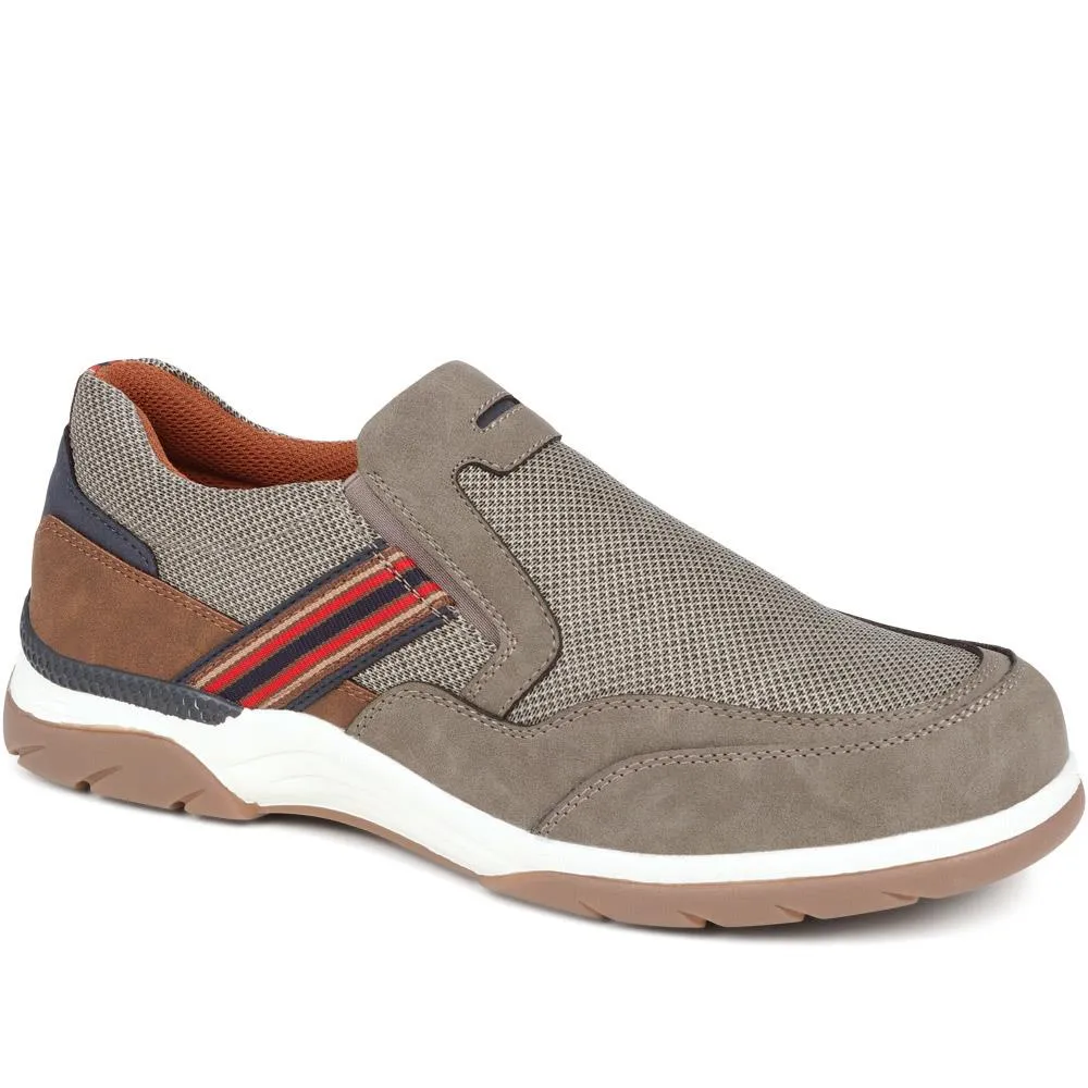 Wide Fit Slip-On Trainers - CENTR37057 / 323 424 sold by Shoe-Shop product image thumbnail 2