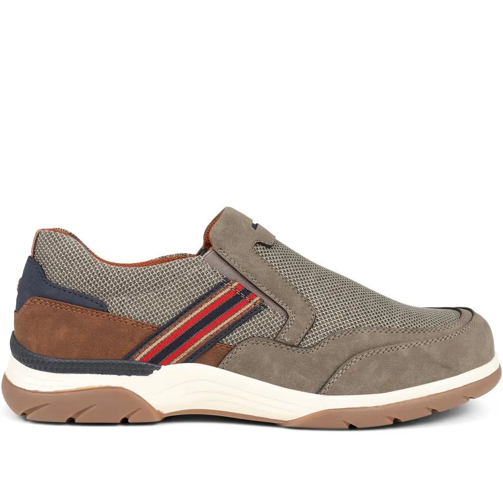 Wide Fit Slip-On Trainers - CENTR37057 / 323 424 sold by Shoe-Shop product image thumbnail 3