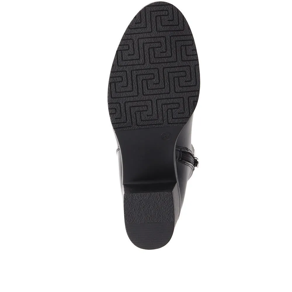 Block-Heeled Ankle Boots - WK38005 / 324 390 sold by Shoe-Shop product image thumbnail 5