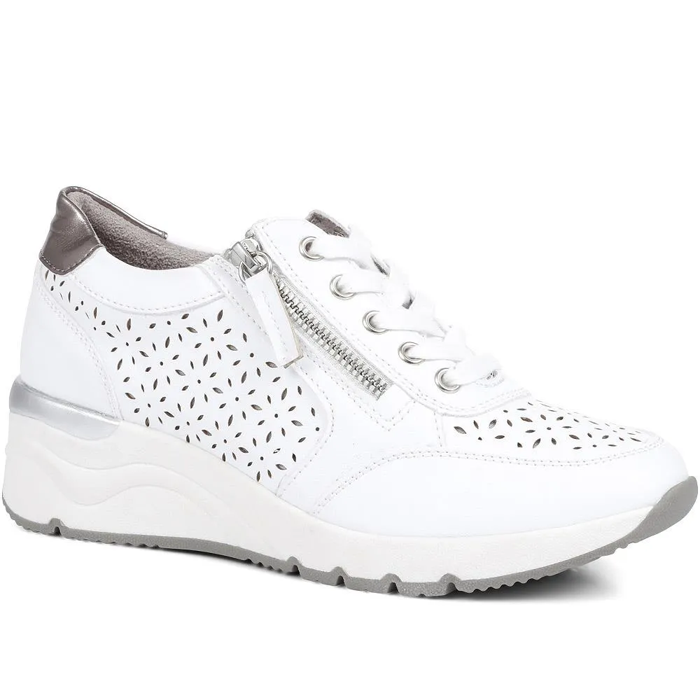 Lightweight Wedge Trainers - BELWBINS35051 / 321 512 sold by Shoe-Shop