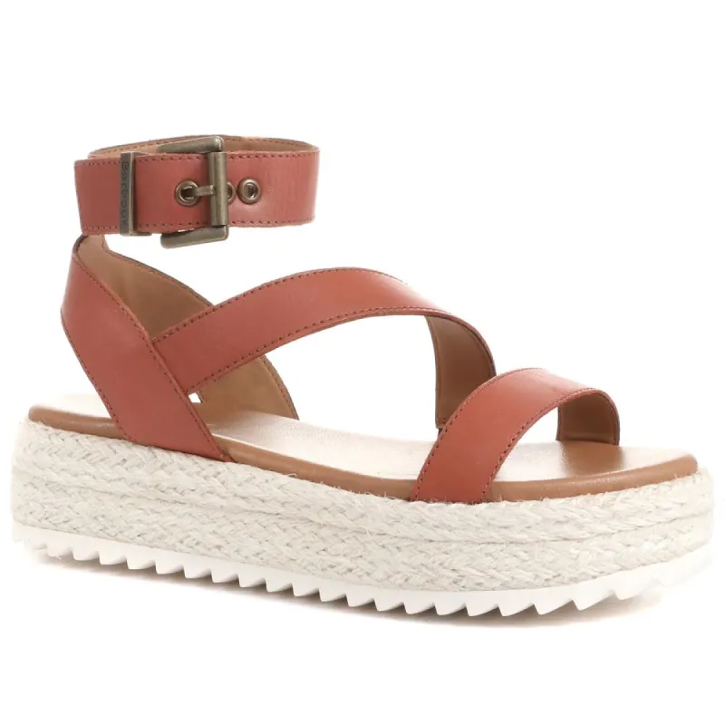Astley Leather Platform Sandals - BARBR35518 / 321 406 sold by Shoe-Shop