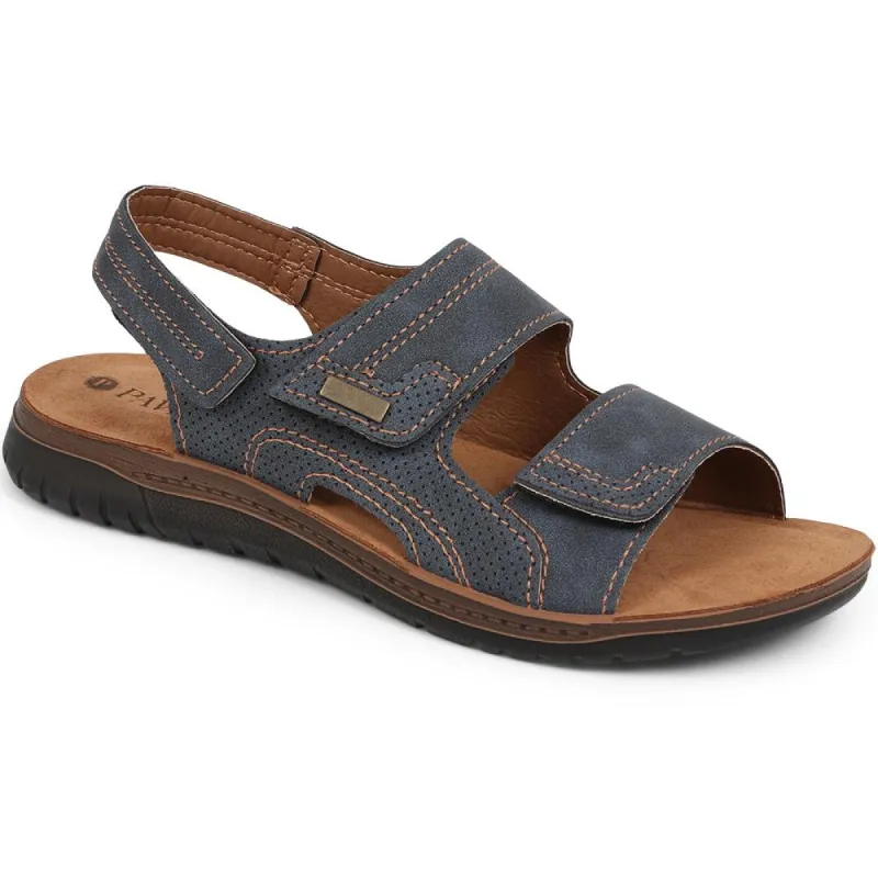 Triple Strap Touch-Fasten Sandals - INB39025 / 325 014 sold by Shoe-Shop