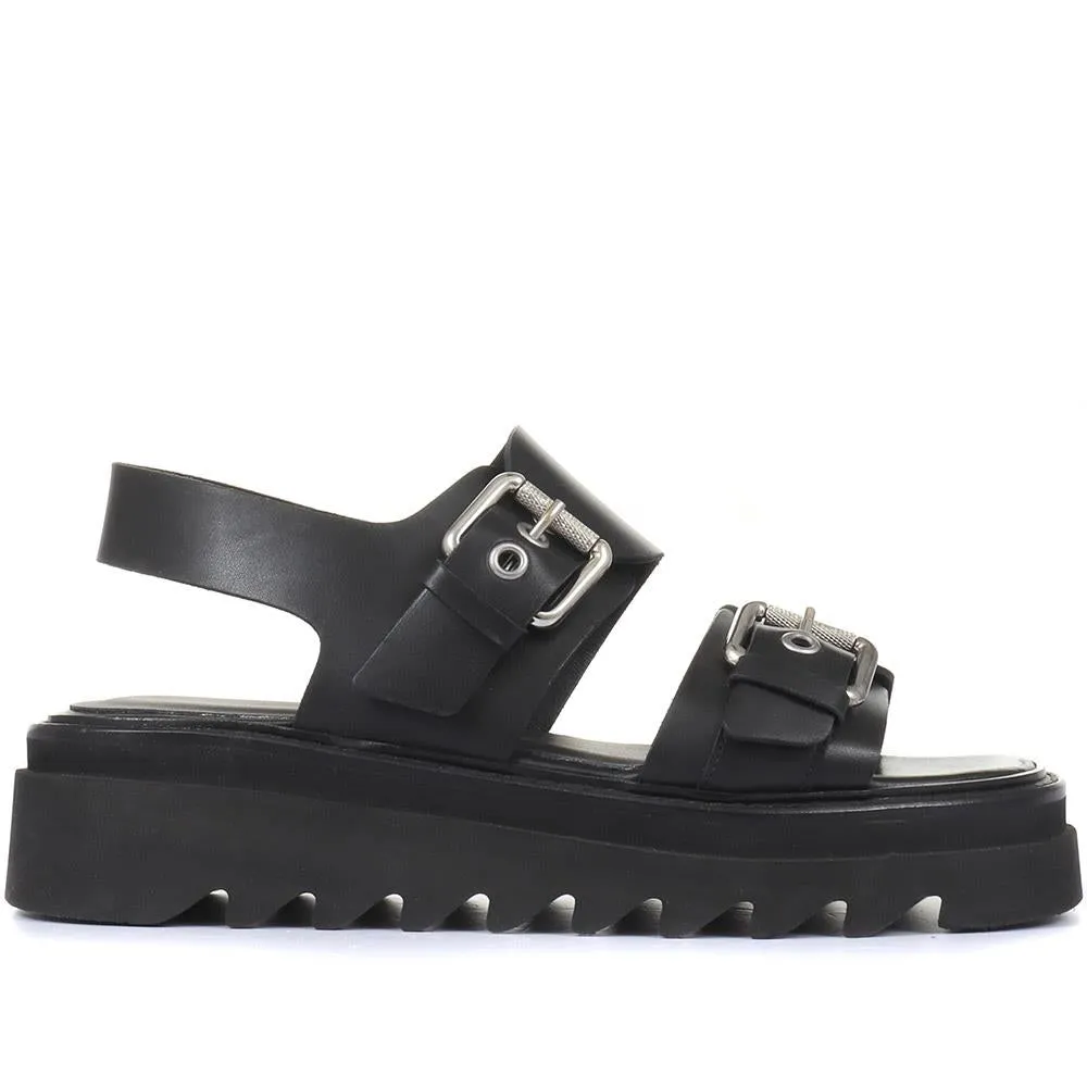 Dominique Chunky Leather Sandals - DOMINIQUE / 320 230 sold by Shoe-Shop product image thumbnail 3