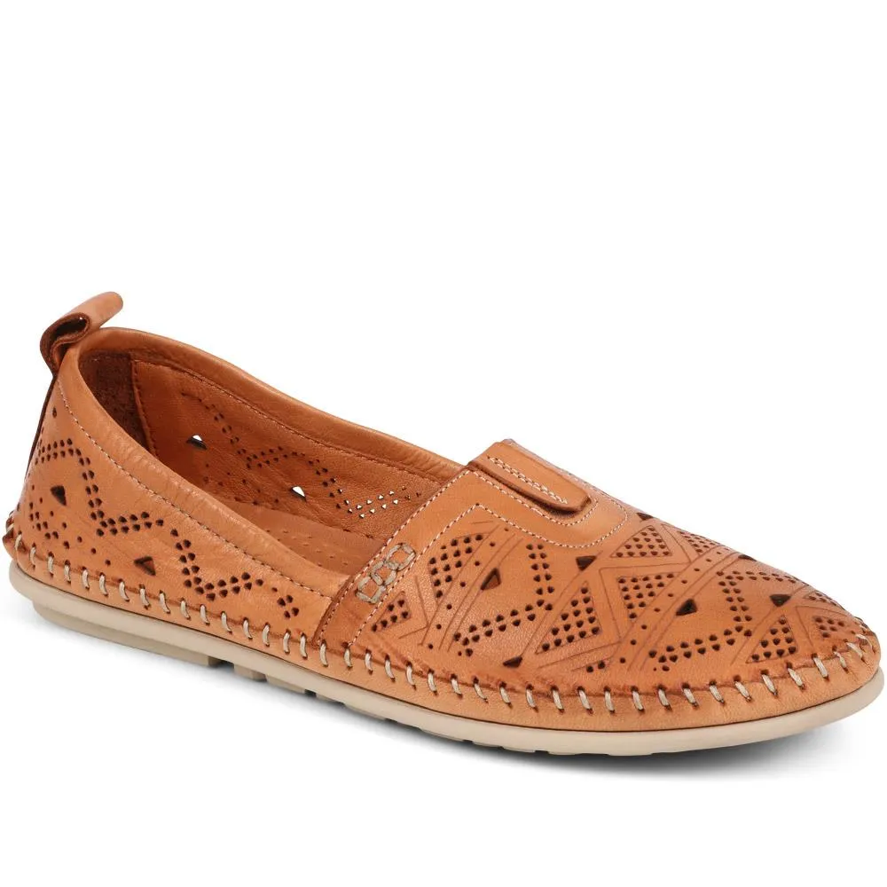 Leather Slip-on Ballet pumps - PALMI37003 / 324 071 sold by Shoe-Shop