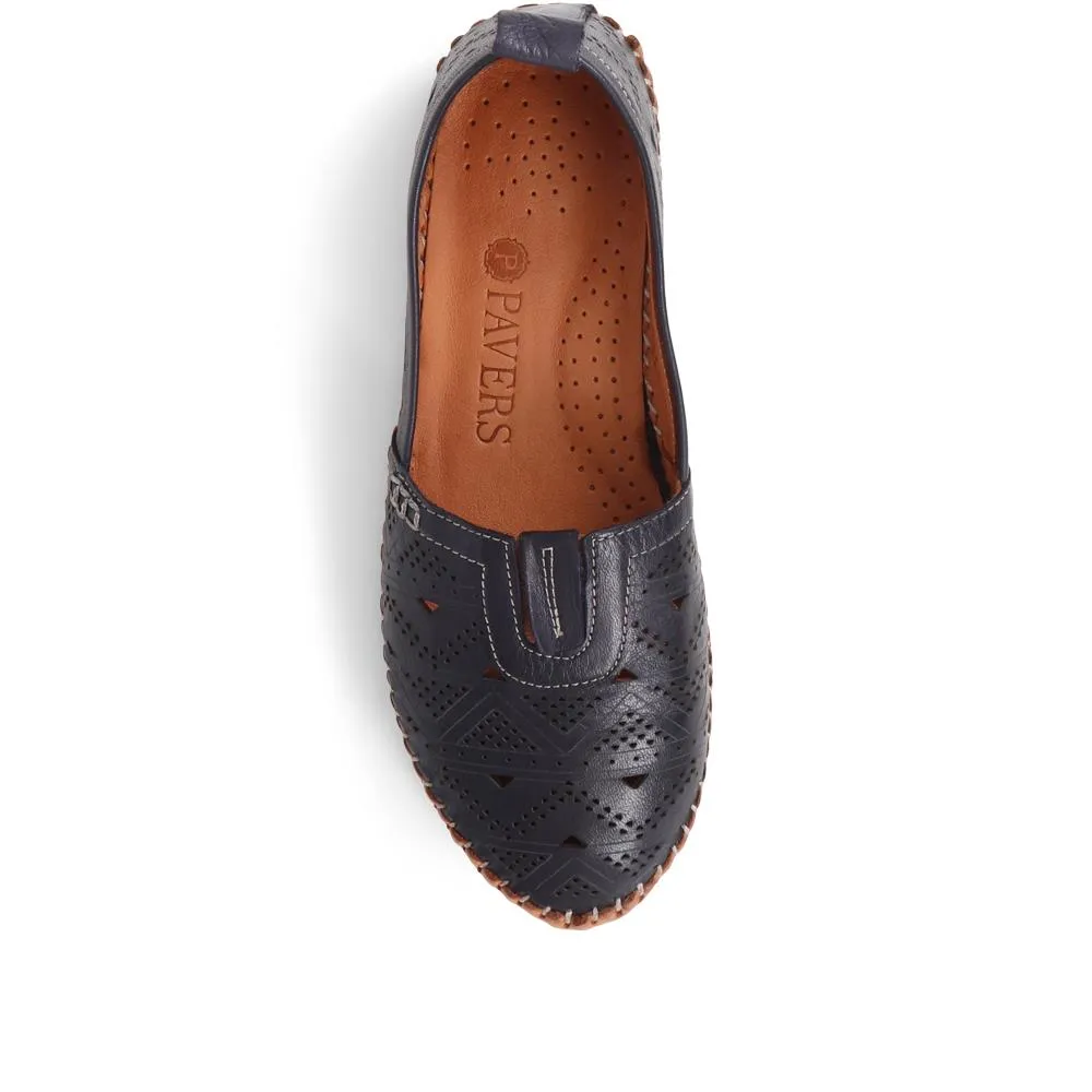 Leather Slip-on Ballet pumps - PALMI37003 / 324 071 sold by Shoe-Shop product image thumbnail 5