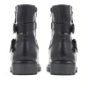 Wide Fit Leather Biker Boots - GOPI36005 / 323 096 sold by Shoe-Shop