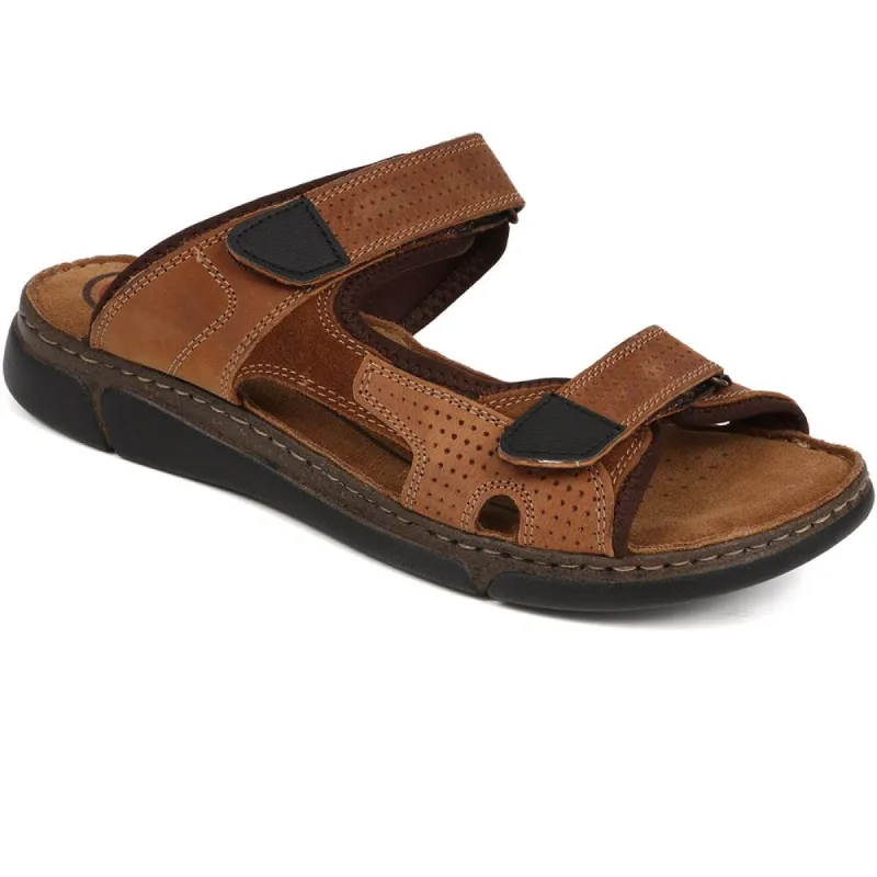 Touch-Fasten Mule Sandals - TEJ39019 / 325 208 sold by Shoe-Shop