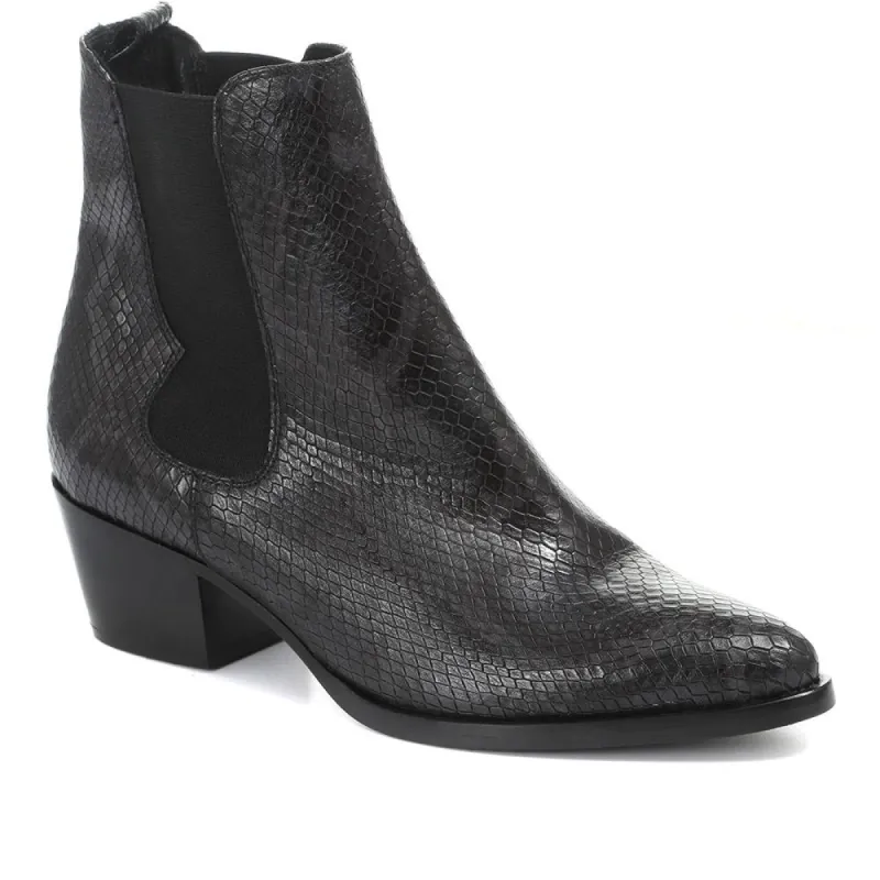 Western Snake Print Boots - CARM30515 / 316 588 sold by Shoe-Shop