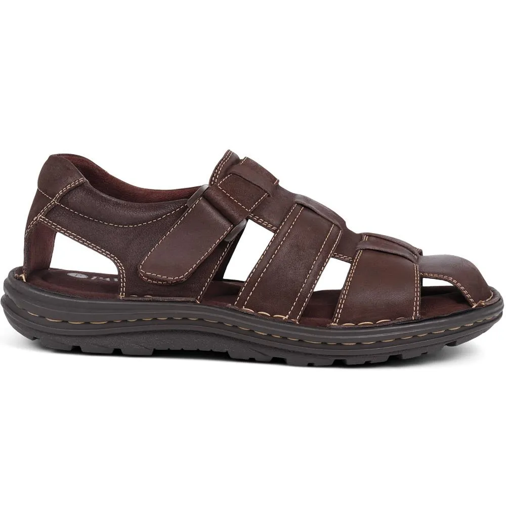 Touch-Fasten Leather Sandals - AATRA39001 / 325 336 sold by Shoe-Shop product image thumbnail 4