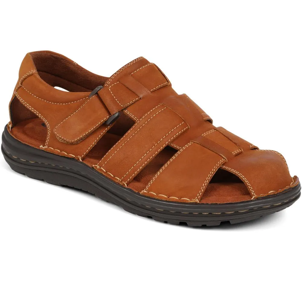 Touch-Fasten Leather Sandals - AATRA39001 / 325 336 sold by Shoe-Shop