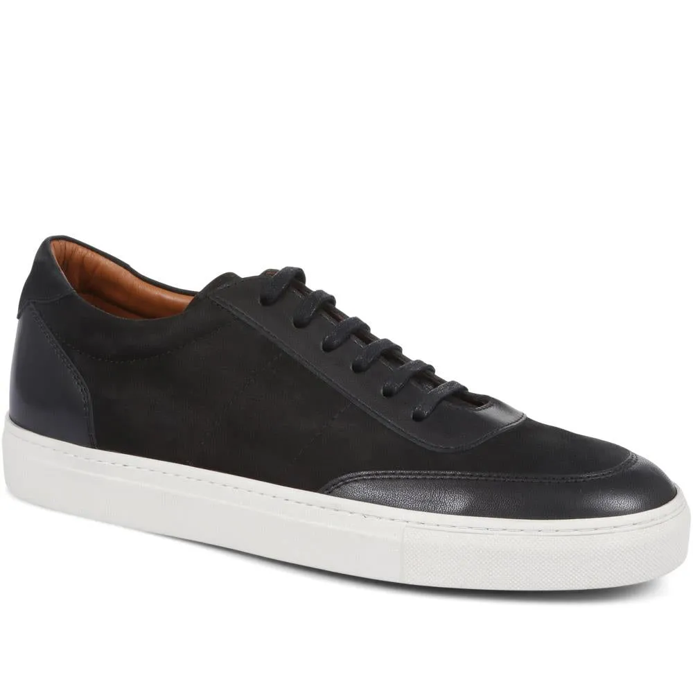 Sterling Leather Lace Up Trainers - STERLING / 320 954 sold by Shoe-Shop