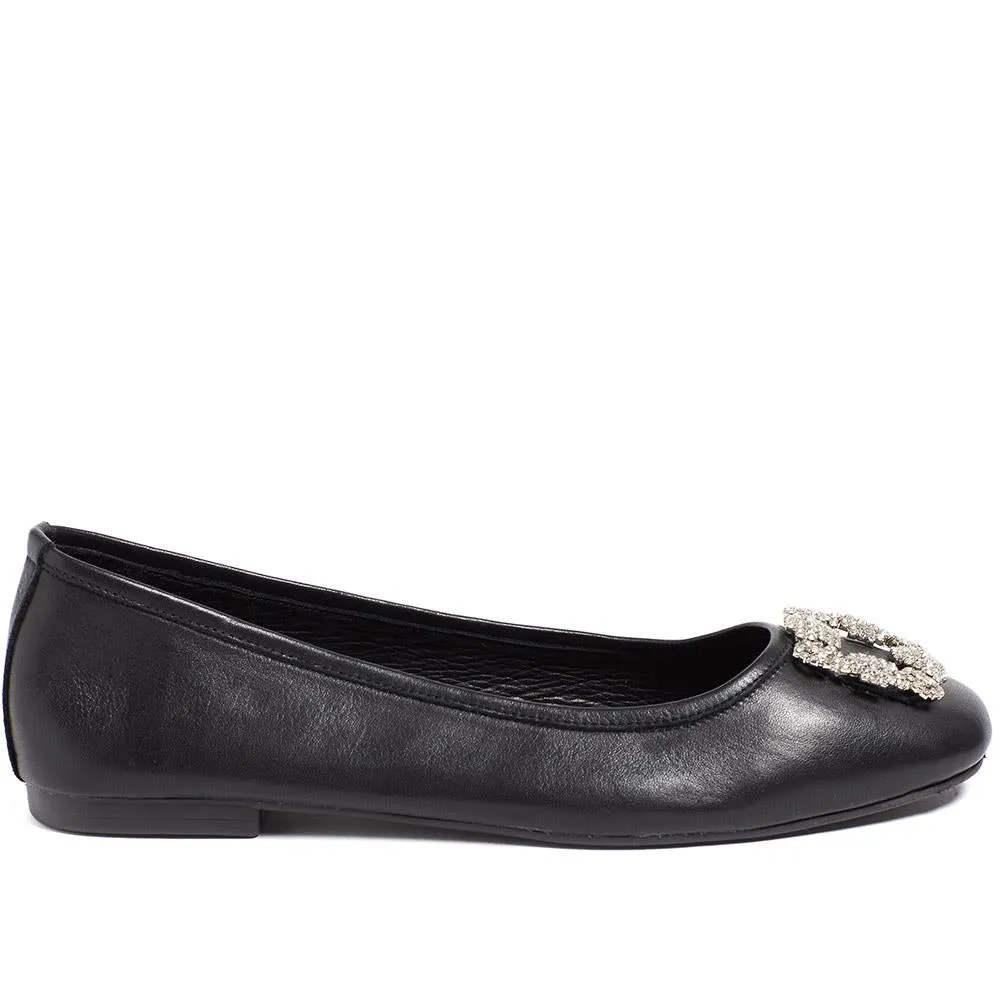 Giorgiana Embellished Ballet Pumps - GIORGIANA / 323 918 sold by Shoe-Shop product image thumbnail 3