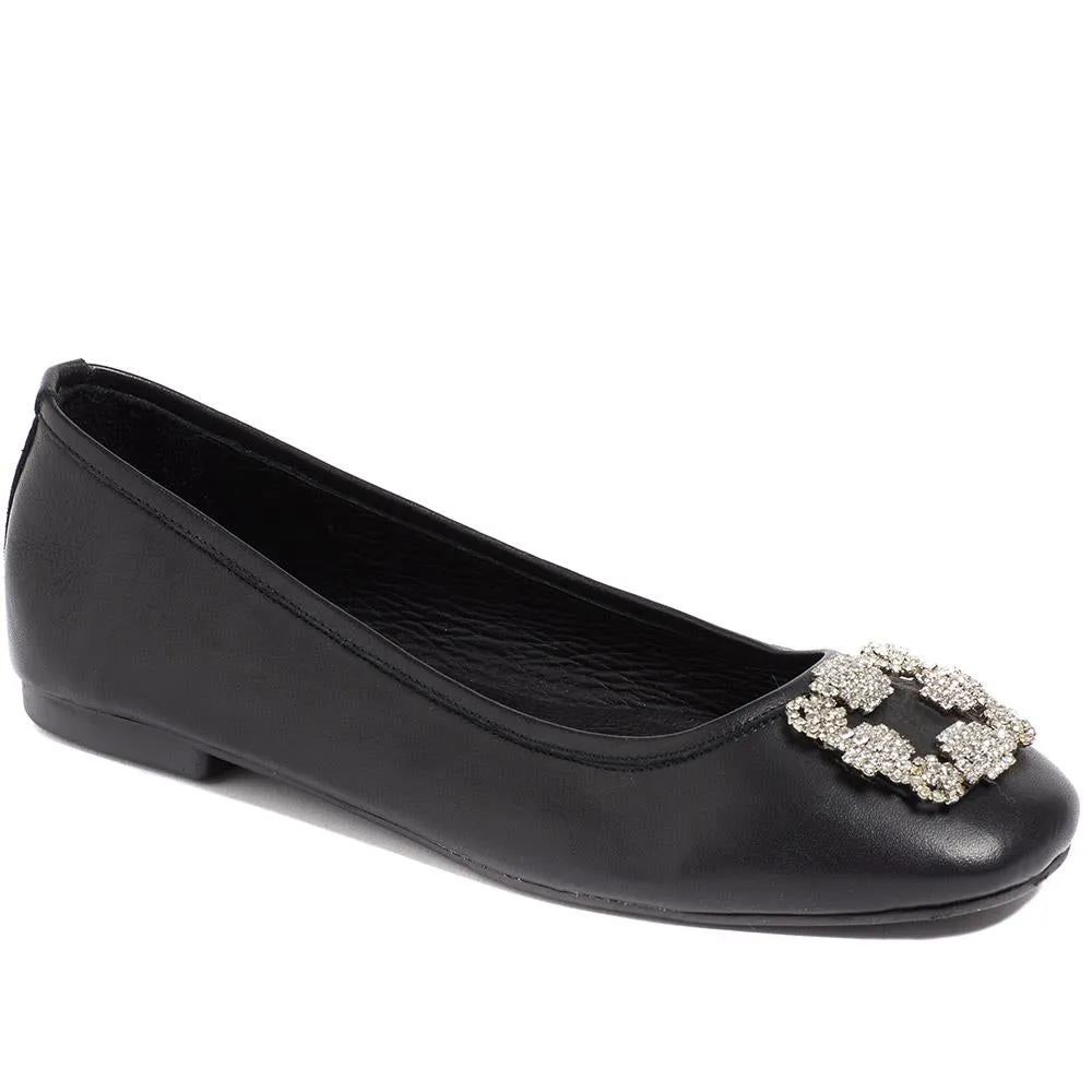 Giorgiana Embellished Ballet Pumps - GIORGIANA / 323 918 sold by Shoe-Shop product image thumbnail 2