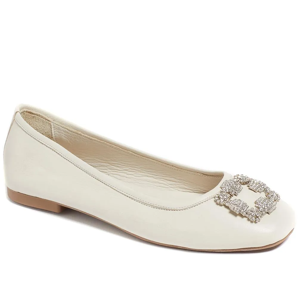 Giorgiana Embellished Ballet Pumps - GIORGIANA / 323 918 sold by Shoe-Shop