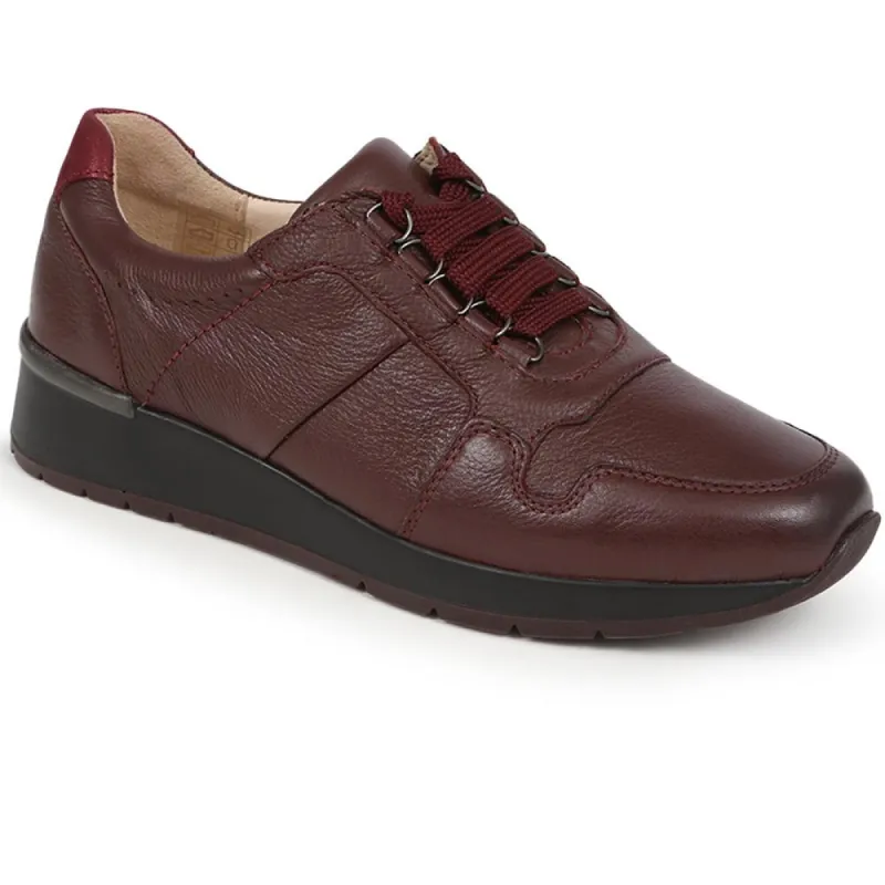 Leather Lace-Up Trainers - VAN37509 / 323 786 sold by Shoe-Shop