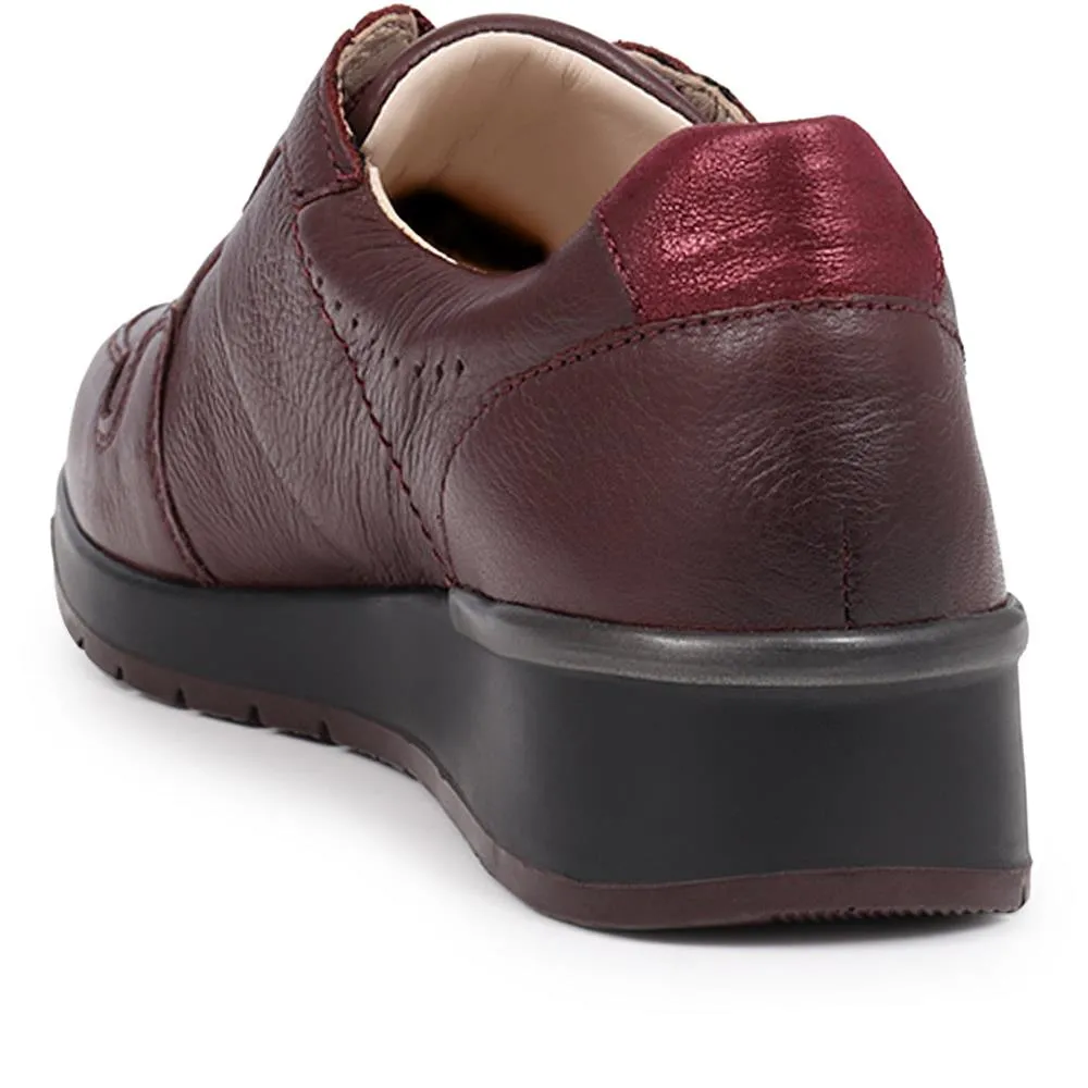 Leather Lace-Up Trainers - VAN37509 / 323 786 sold by Shoe-Shop product image thumbnail 4