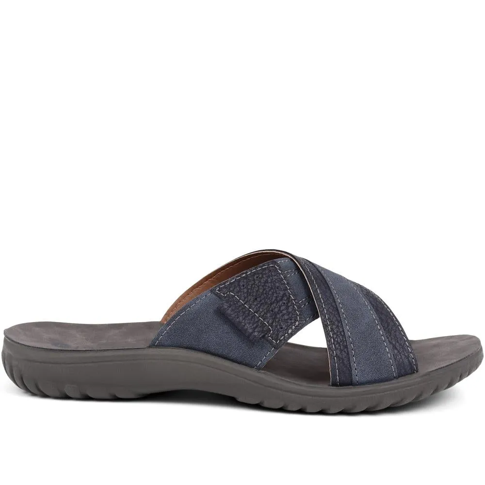 Cross Strap Mule Sliders - INB39027 / 325 015 sold by Shoe-Shop product image thumbnail 4