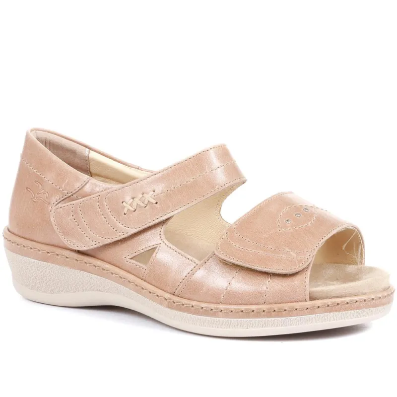 Celia Extra Wide Fit Leather Sandals - CELIA / 322 153 sold by Shoe-Shop