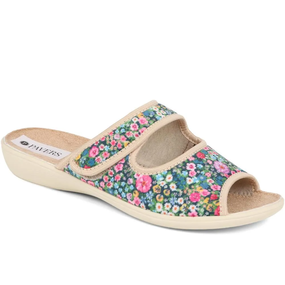 Touch-Fasten Slipper Mules - ADA39003 / 325 451 sold by Shoe-Shop