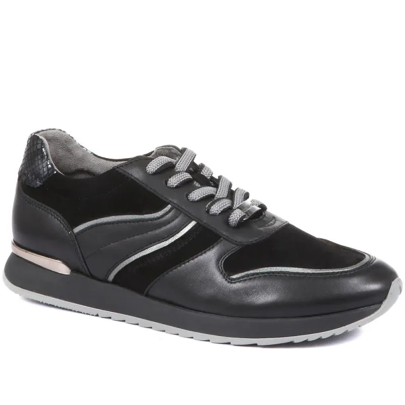 Leiza Leather Trainers - SINO34527 / 320 745 made by Shoe-Shop