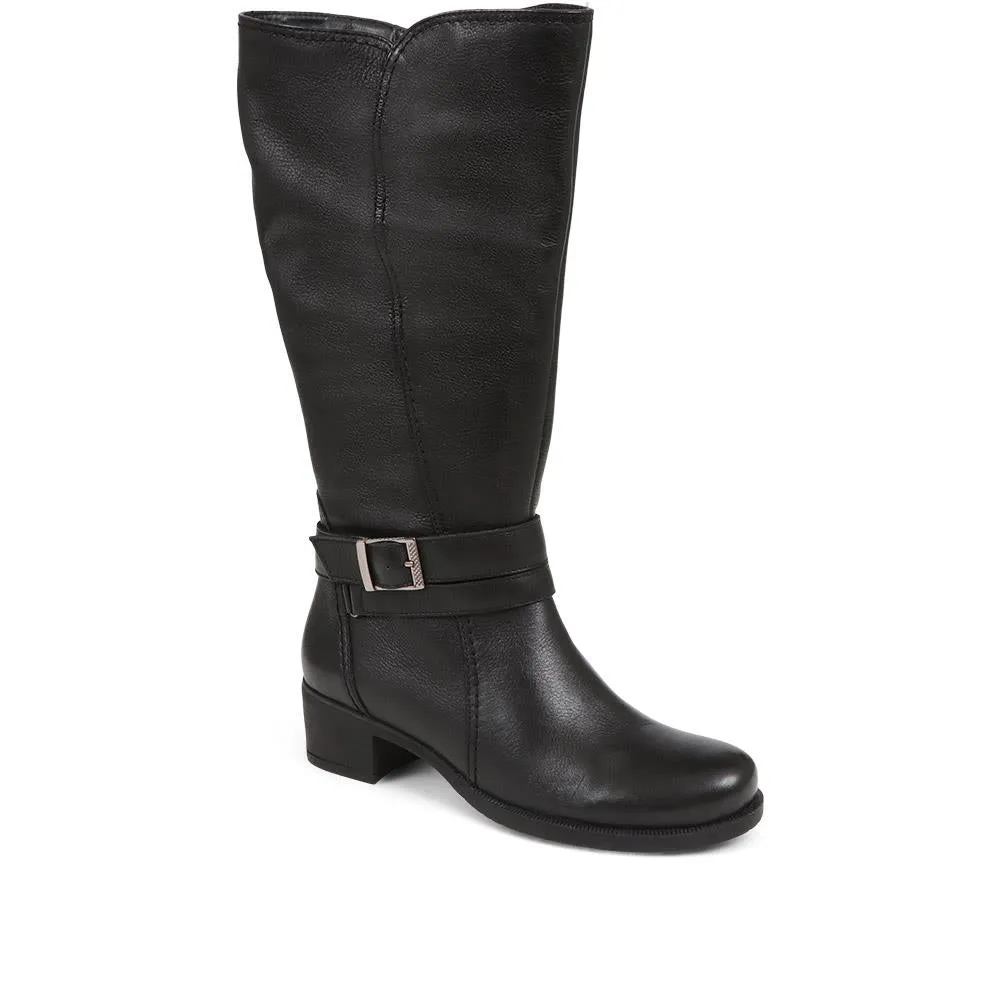 Leather Knee Boots - RNB38009 / 324 336 sold by Shoe-Shop