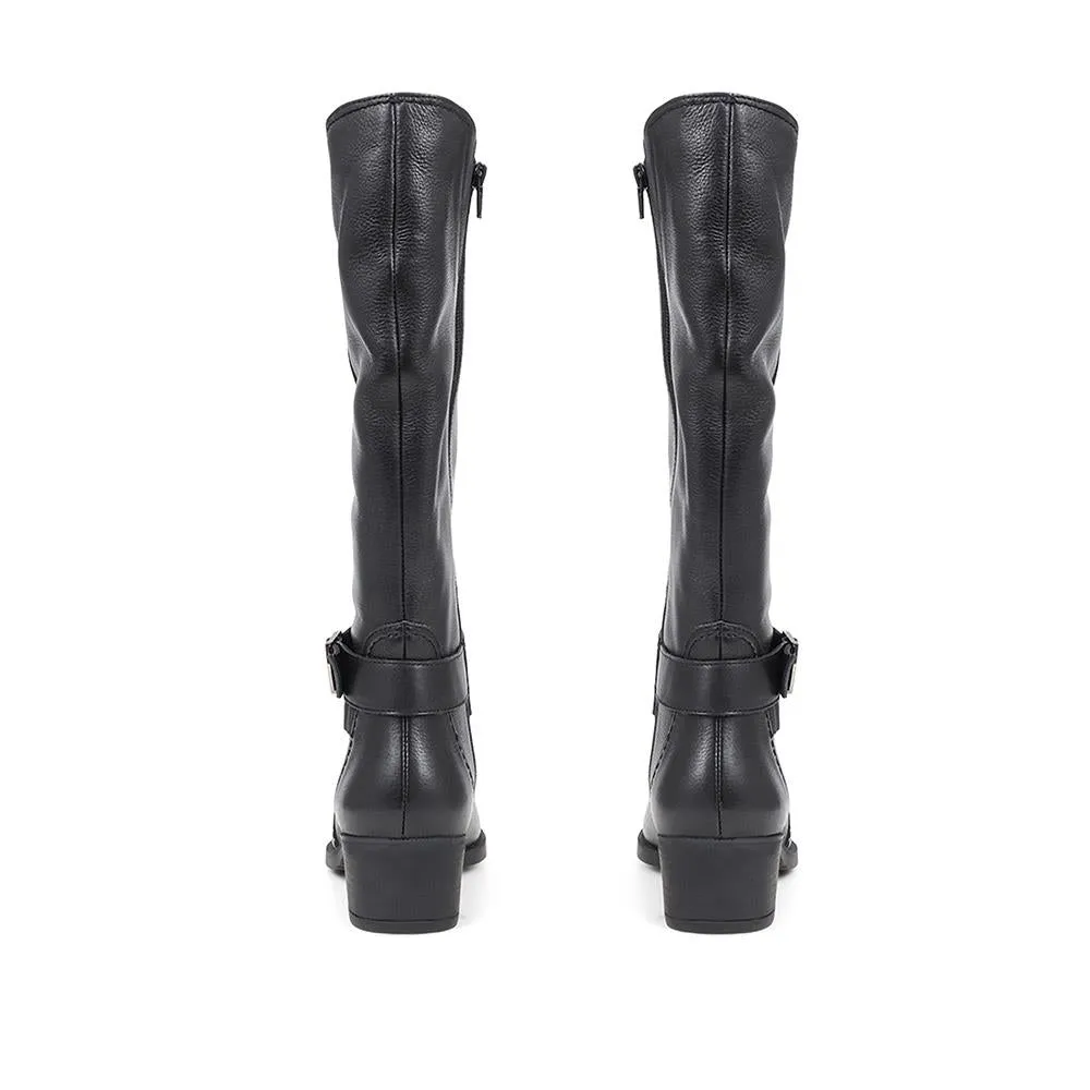 Leather Knee Boots - RNB38009 / 324 336 sold by Shoe-Shop product image thumbnail 3