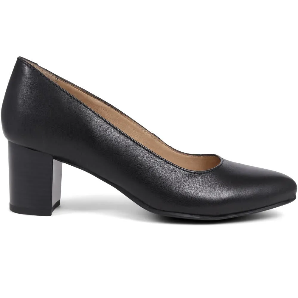 Heeled Leather Court Shoes - RNB39011 / 324 942 sold by Shoe-Shop product image thumbnail 4