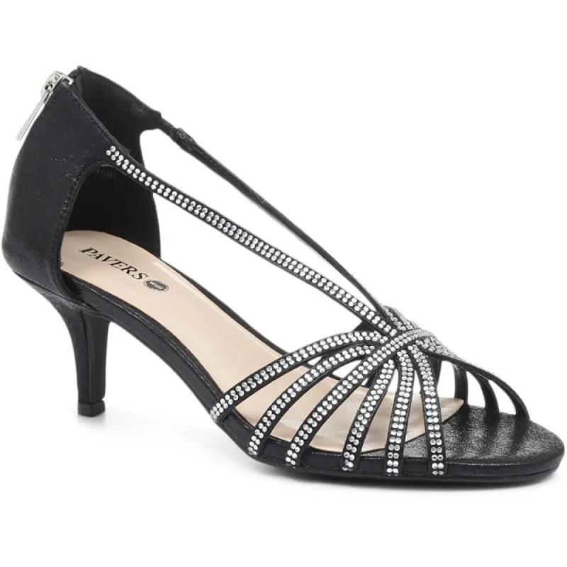 Occasion Diamante Heeled Sandals - EW31003 / 317 758 sold by Shoe-Shop