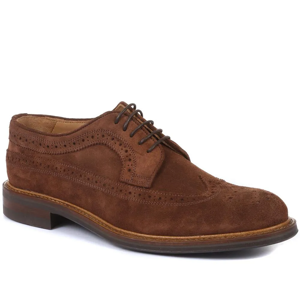 Longwood Suede Derby Brogues - DAVINC28505 / 313 554 sold by Shoe-Shop