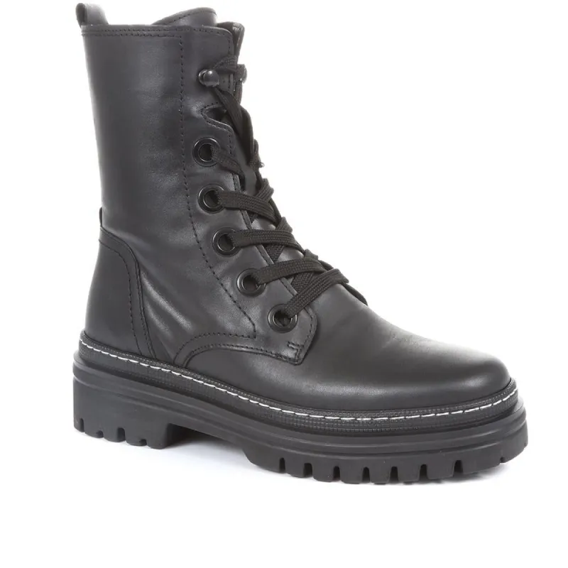 Genoa Leather Chunky Ankle Boots - GAB34520 / 321 163 sold by Shoe-Shop