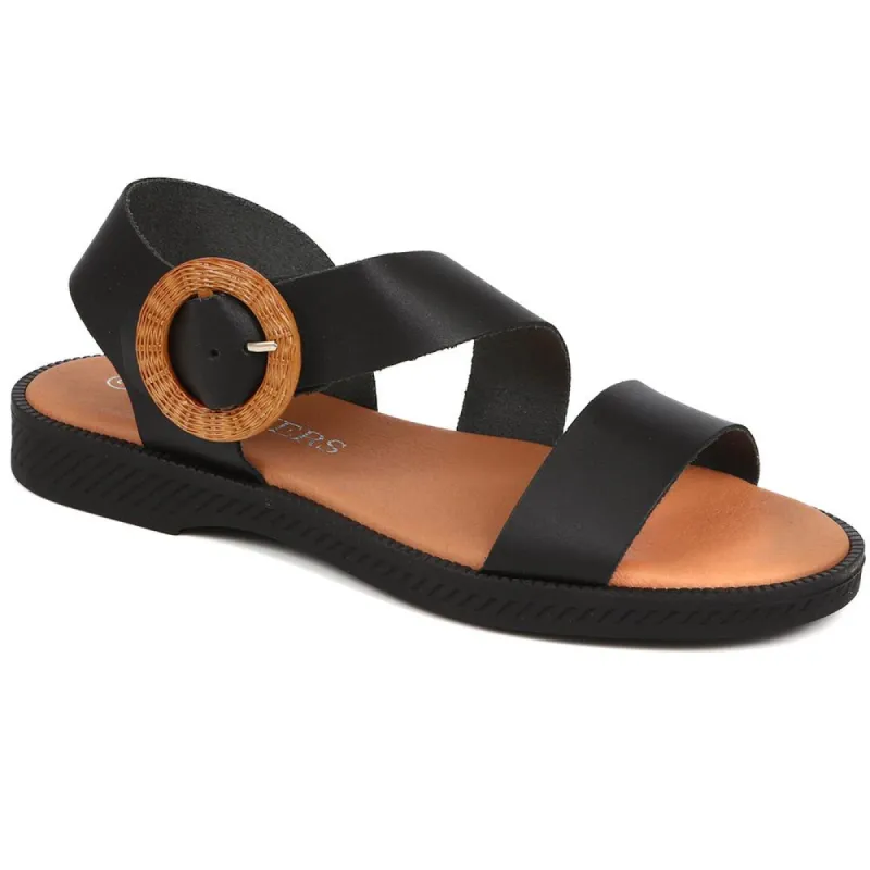 Leather Buckle Sandals  - MARIL39005 / 325 333 sold by Shoe-Shop