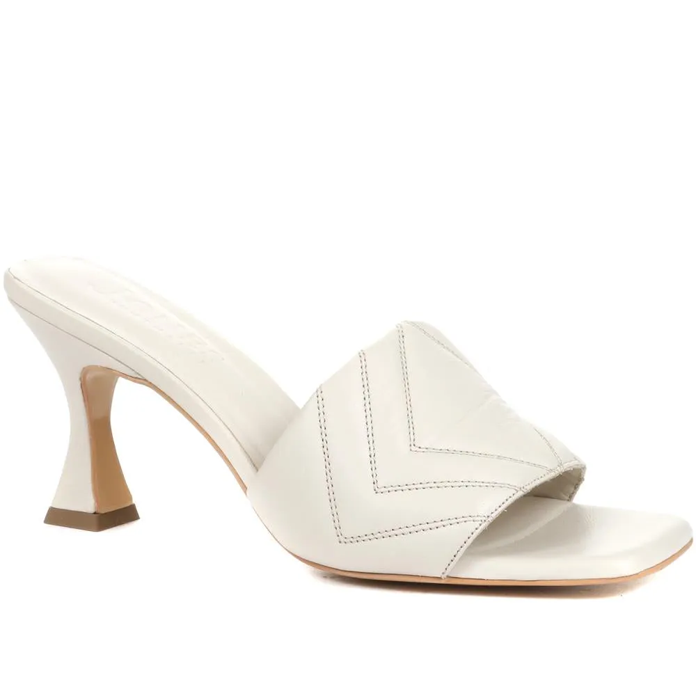 Bianka Quilted Leather Heeled Mules - BIANKA / 322 276 sold by Shoe-Shop product image thumbnail 4