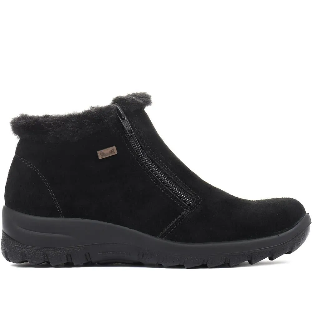 Suede Zipped Ankle Boots - RKR32524 / 319 084 sold by Shoe-Shop product image thumbnail 3