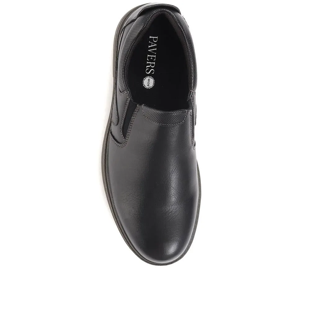 Wide Fit Slip On Shoes - BORG36007 / 322 333 sold by Shoe-Shop product image thumbnail 5