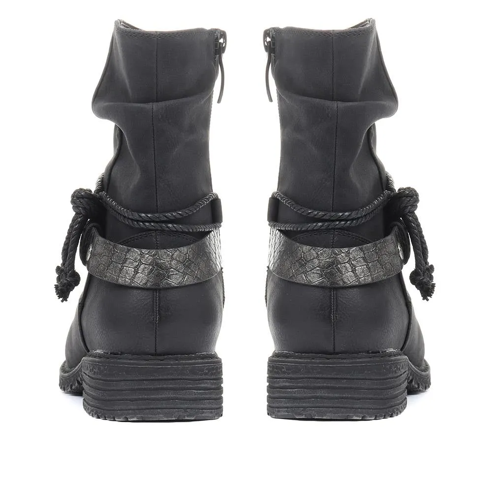 Slouch Fit Women's Ankle Boots - WOIL32013 / 318 887 sold by Shoe-Shop product image thumbnail 4