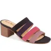 Wide Fit Block Heel Mule Sandals - VANSP29001 / 314 778 sold by Shoe-Shop