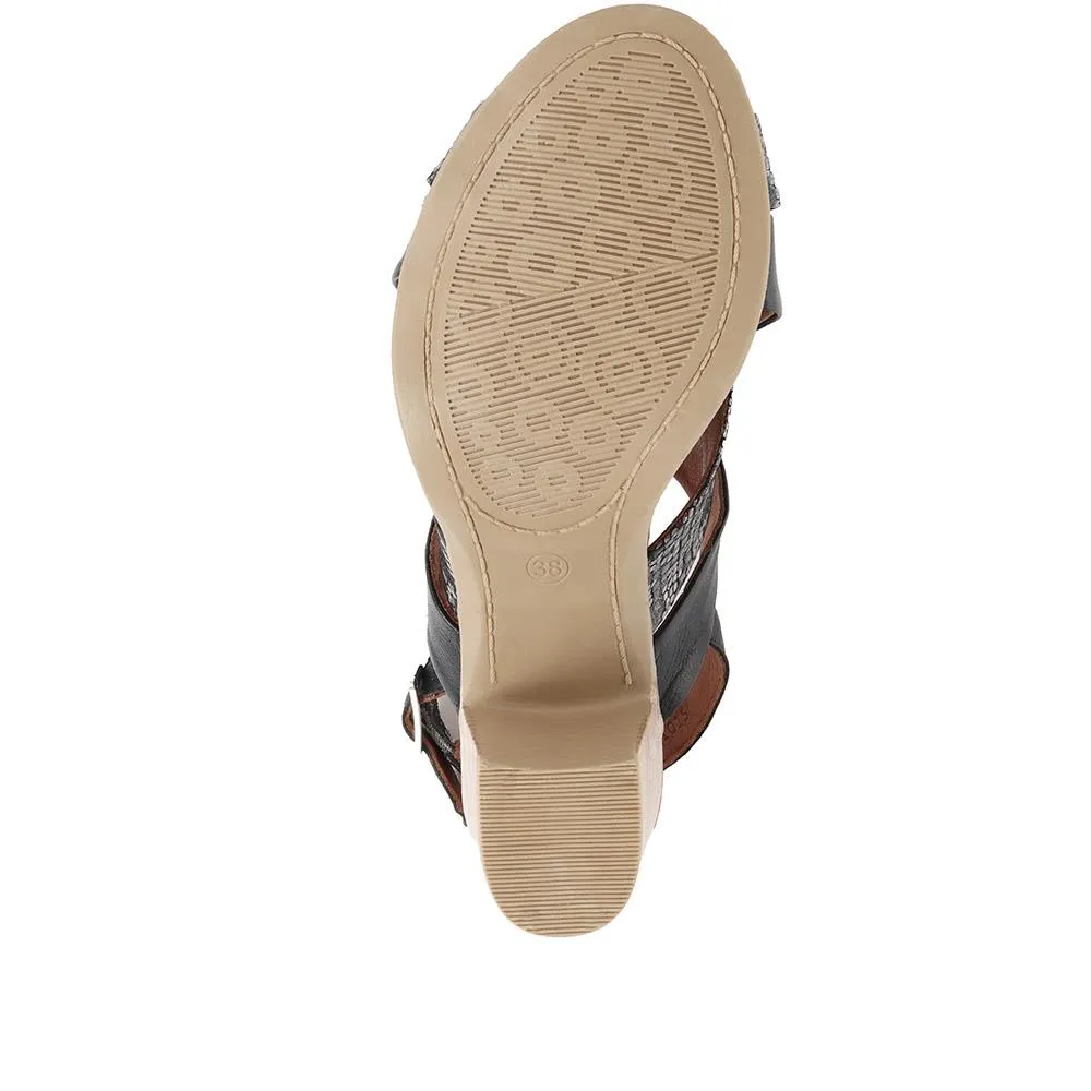 Leather Block Heel Sandals - BELMETIN31015 / 317 962 sold by Shoe-Shop product image thumbnail 5