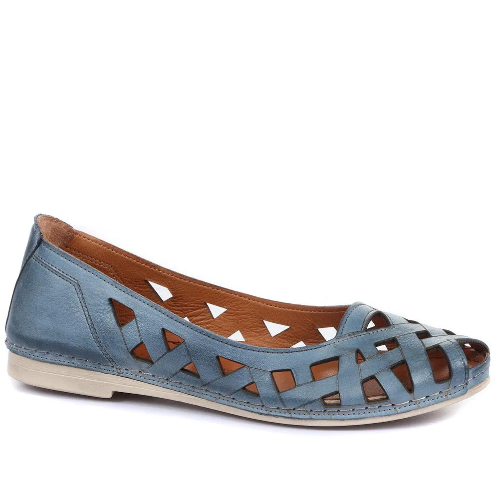 Leather Ballerina Pumps - KARY29015 / 315 056 sold by Shoe-Shop product image thumbnail 5