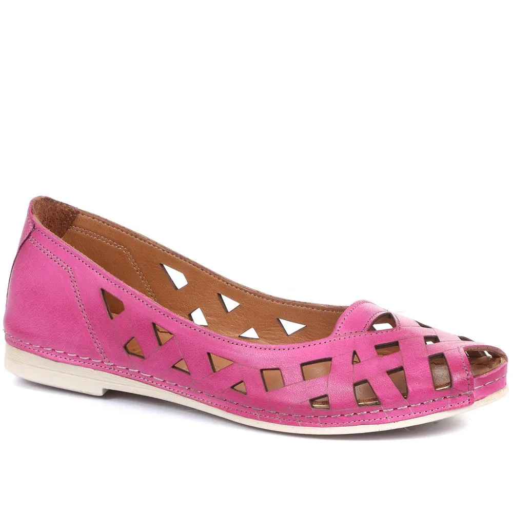 Leather Ballerina Pumps - KARY29015 / 315 056 sold by Shoe-Shop product image thumbnail 3