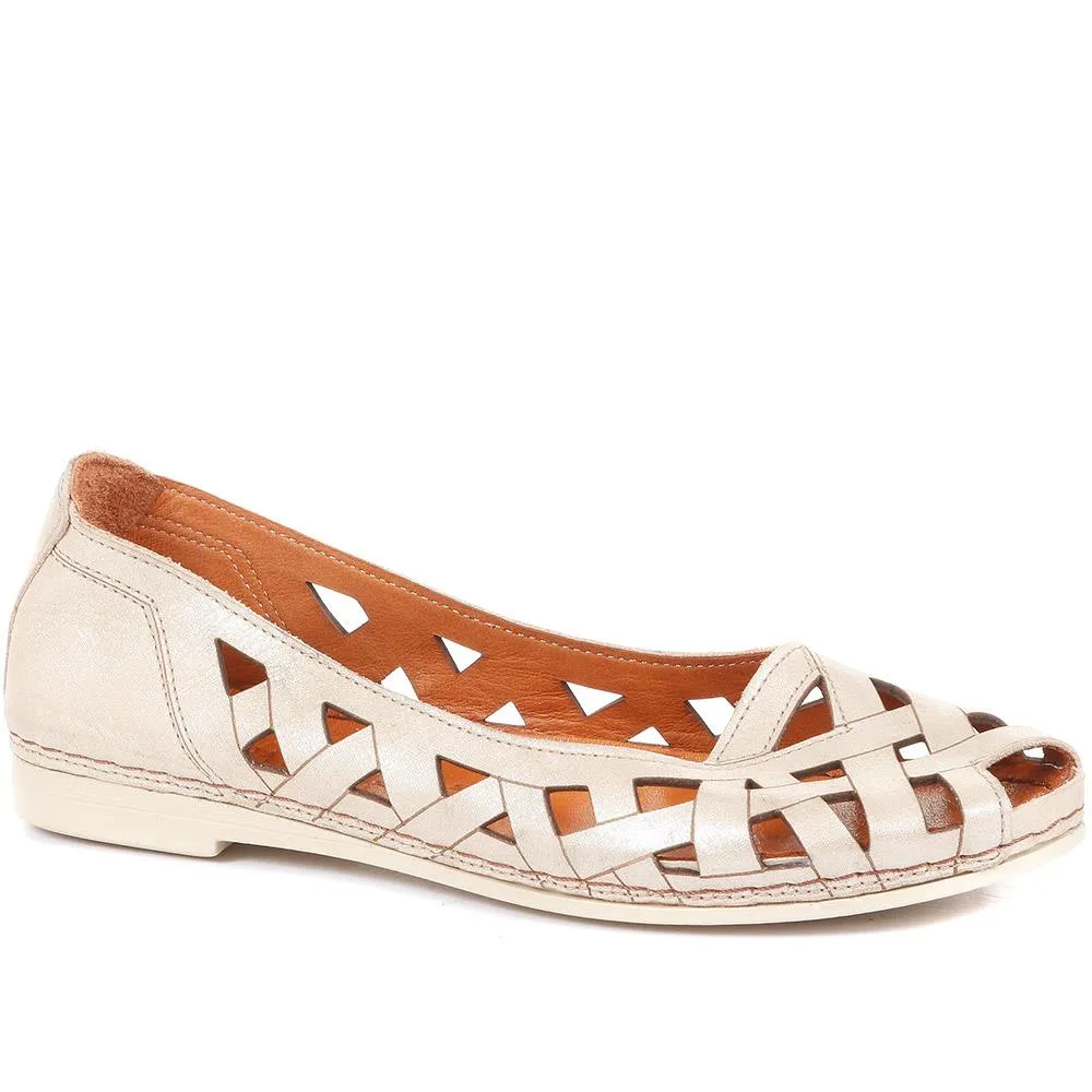 Leather Ballerina Pumps - KARY29015 / 315 056 sold by Shoe-Shop product image thumbnail 4