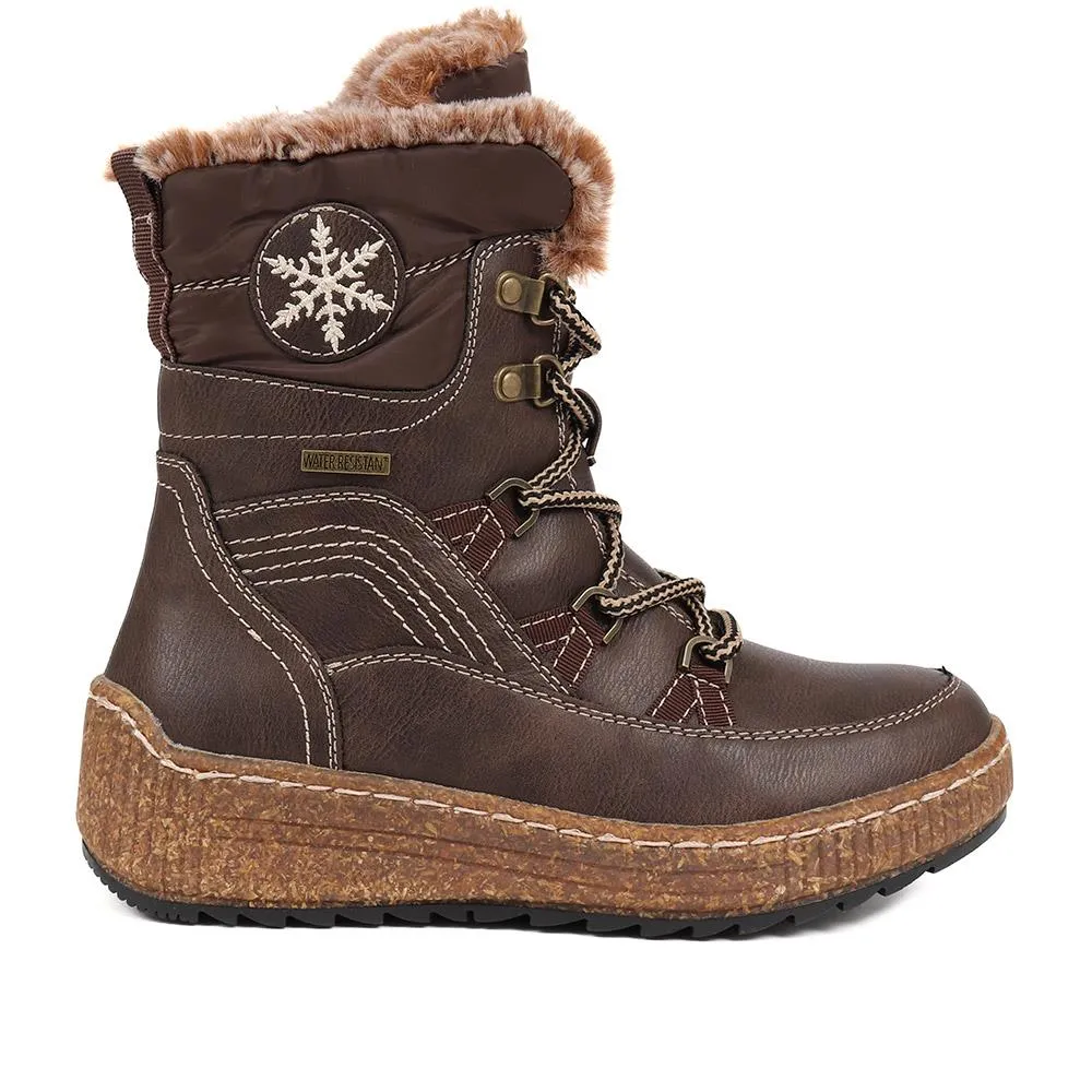 Faux Fur Weather Boots - WOIL38034 / 324 570 sold by Shoe-Shop product image thumbnail 3