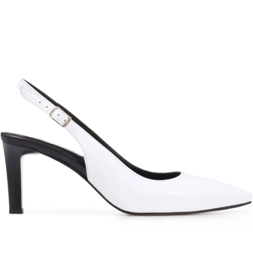 Leather Slingback Heels - BARGE29504 / 315 849 sold by Shoe-Shop product image thumbnail 4