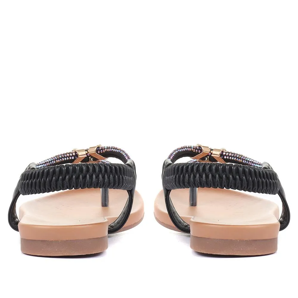 Diamante Toe-Post Sandals - BELBAIZH31031 / 317 821 sold by Shoe-Shop product image thumbnail 4