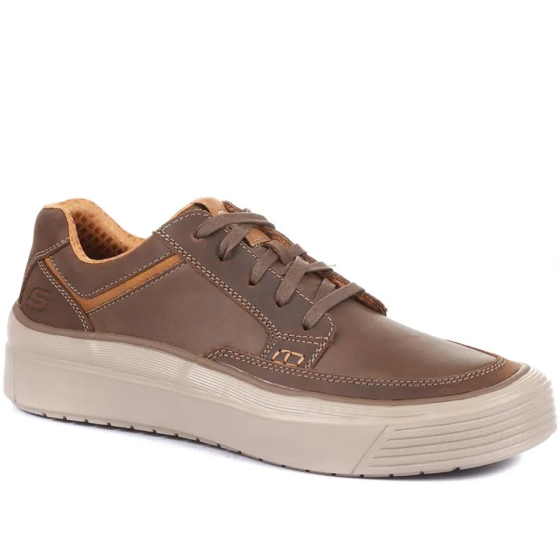 Viewport - Valence Leather Lace-Up Shoe - SKE33161 / 320 599 made by Skechers