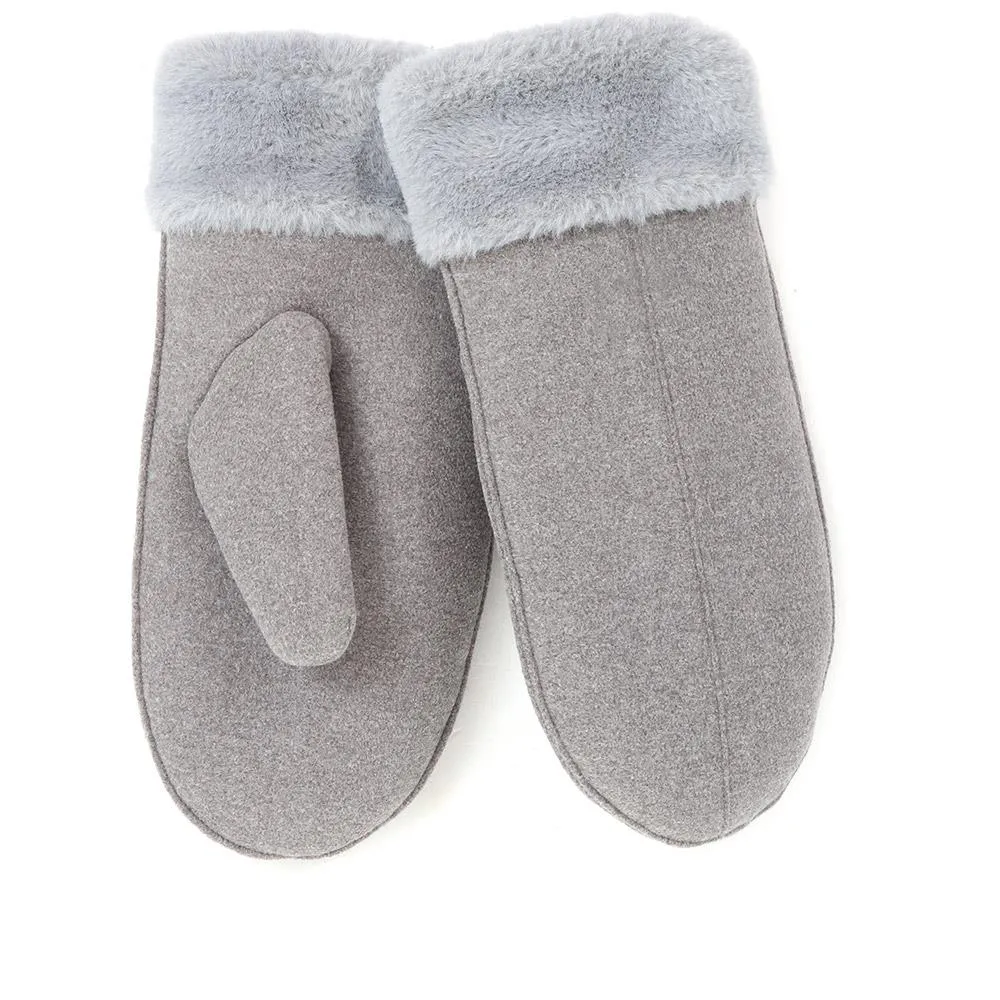 Faux Fur Lined Mittens - YIWU36025 / 322 773 sold by Shoe-Shop product image thumbnail 4