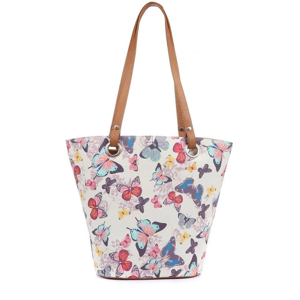 Butterfly Print Tote Bag - JEWN33001 / 319 973 sold by Shoe-Shop