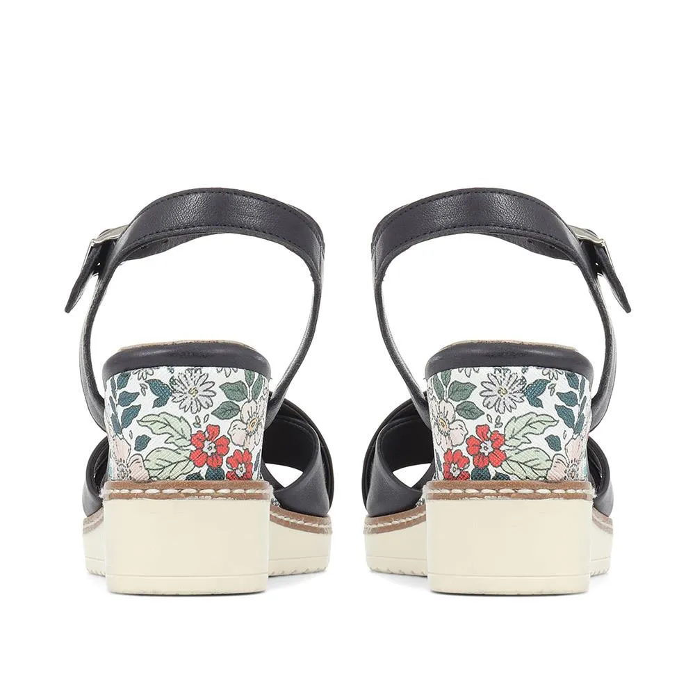 Heeled Wedge Sandals - MKOC35007 / 322 191 sold by Shoe-Shop product image thumbnail 3