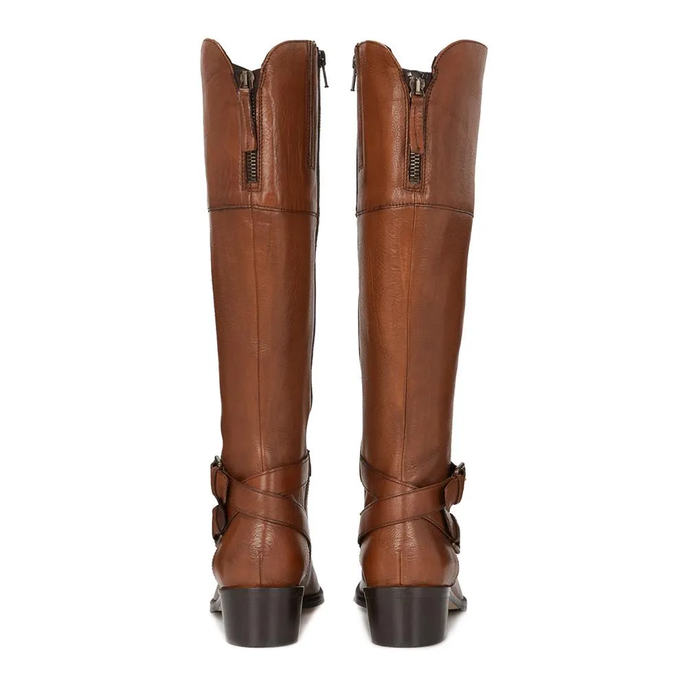 Slim Fit Leather Knee High Boot - CARM28508 / 313 433 sold by Shoe-Shop product image thumbnail 5