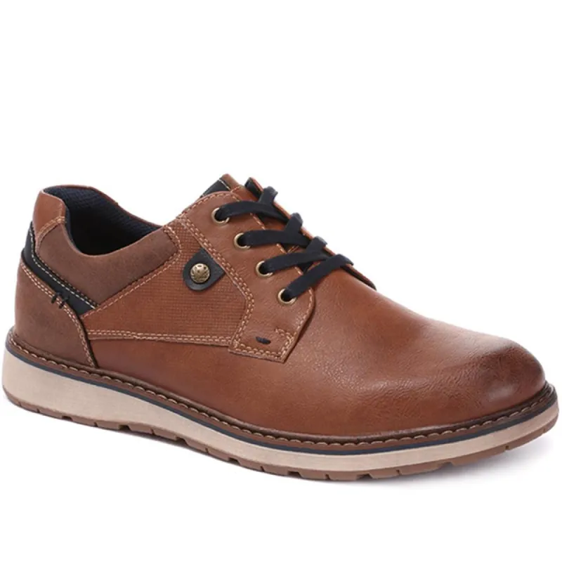 Wide Fit Casual Lace Up Shoes - CENTR30026 / 315 871 sold by Shoe-Shop